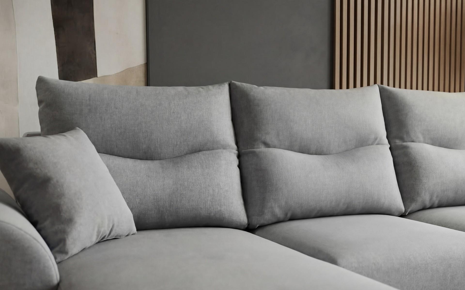 Extendable corner sofa Loren, grey  4